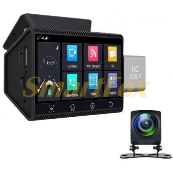 Автореєстратор DVR K11 2-камери ADAS 3 Full HD 4G GPS WiFi BT Android 8.1