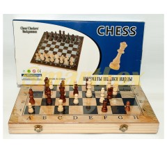 Шахматы + шашки + нарды (48 х 48 см) NS-590