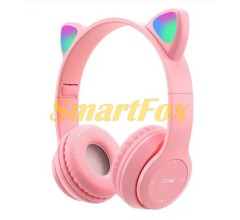 Бездротові навушники Bluetooth ВУШКИ P47M LED (Рожевий)