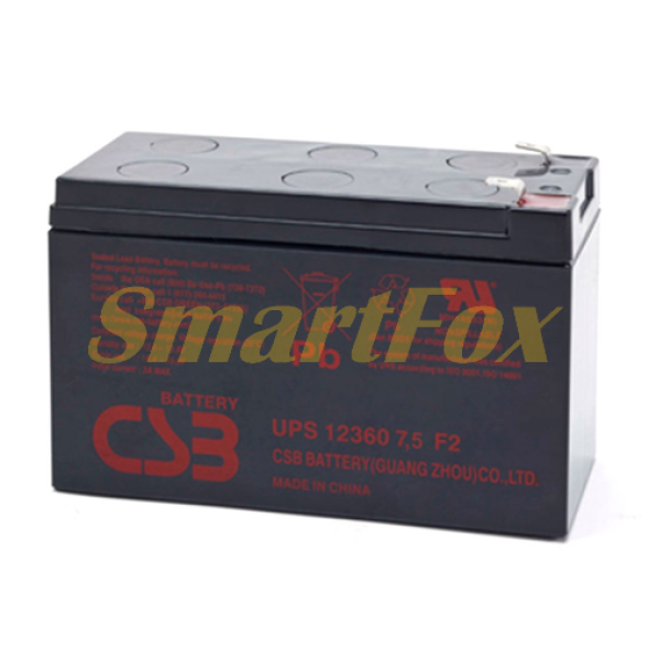 Акумуляторна батарея CSB UPS12360, 12V7, 5Ah (151х65х94мм)