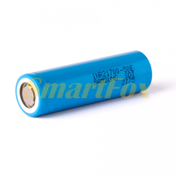 Акумулятор 21700 Li-Ion INR21700-50E 4900mAh, 10A, 4.2/3.6/2.5V, Blue