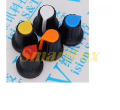 Ручка AG2 для многооборотных прецезионных проволочных потенциометров WH148, Yellow, цена за штуку