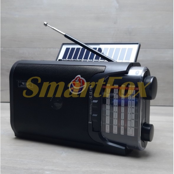 Радиоприемник с USB GOLON RX-2191 солнечная батарея+фонарик