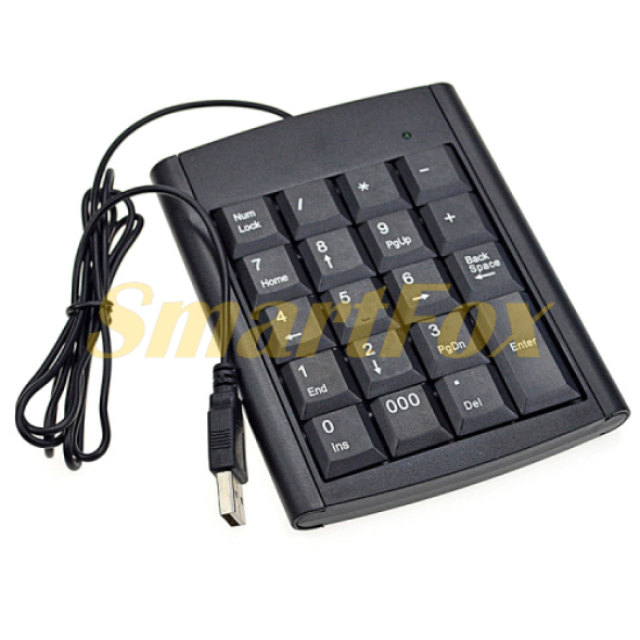 Цифрова клавіатура для ноутбука, міні, чорна