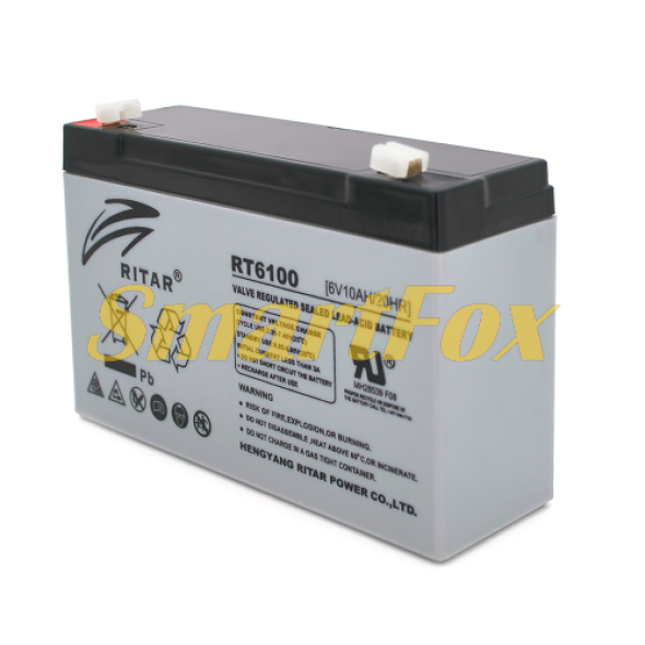 Акумуляторна батарея AGM RT6100, 6V 10Ah ( 150 х 50 х 93 )