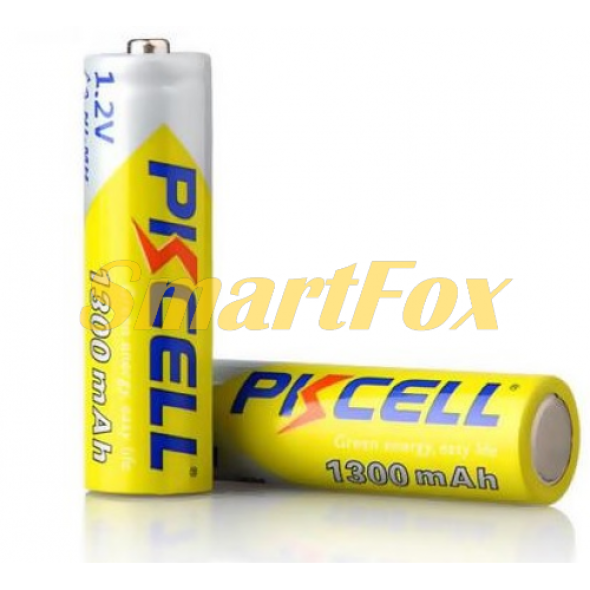 Акумулятор PKCELL 1.2V AA 1300mAh NiMH Rechargeable Battery, 2 штуки у блістері ціна за блістер