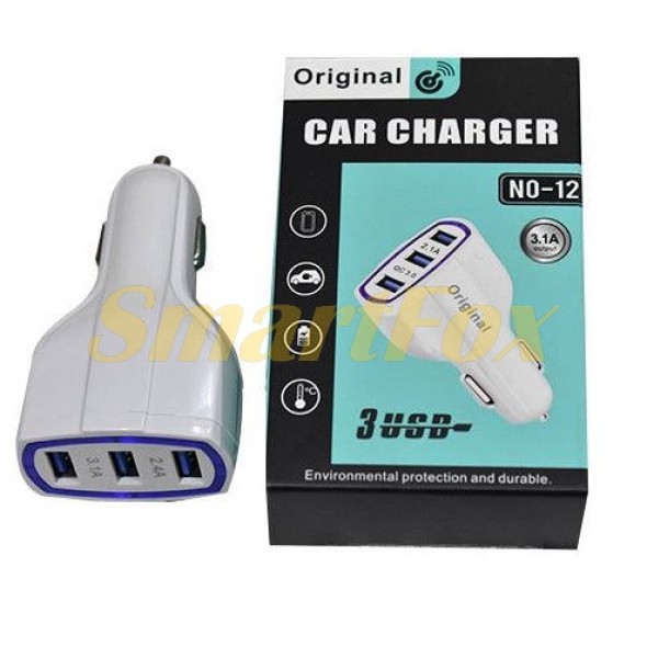 АЗУ CAR CHARGER NO-12 3USB 3.1A