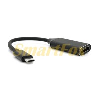 Конвертер Type-C (тато) на HDMI (мама) 10cm, Black - Фото №1