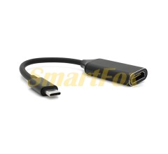 Конвертер Type-C (тато) на HDMI (мама) 10cm, Black