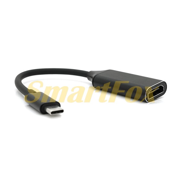 Конвертер Type-C (папа) на HDMI(мама) 10cm, Black