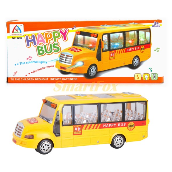Счастливый автобус HAPPY BUS 636 Light and Music