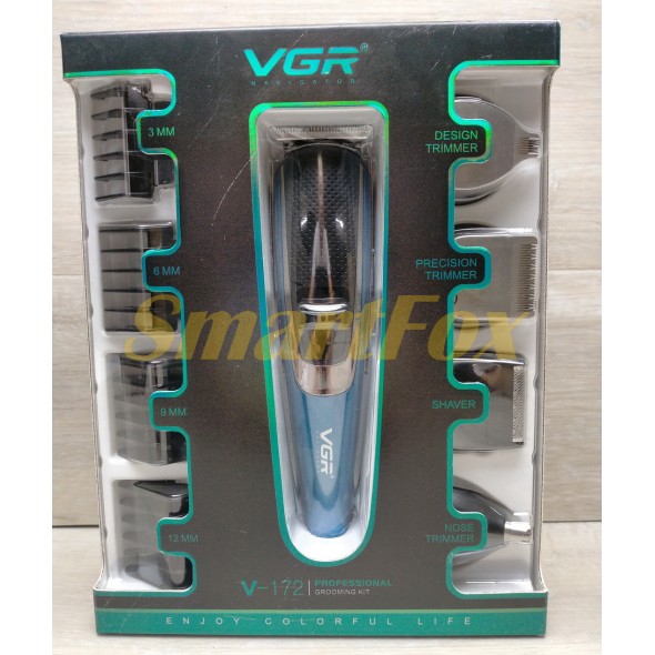 Машинка для стрижки + электробритва + триммер VGR V-172 (беспроводная)