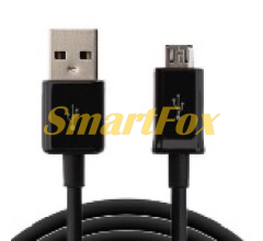 USB кабель Micro, 5pin, 1,5 м, чорний