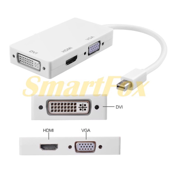 Конвертер Mini DisplayPort/HDMI, VGA, DVI