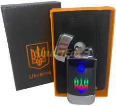 Зажигалка электронная подарочная USB Украина 439