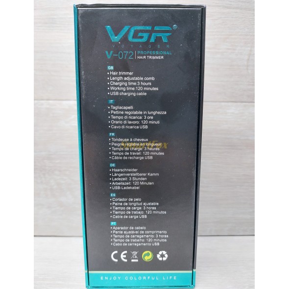 Машинка для стрижки VGR V-072 (бездротова)
