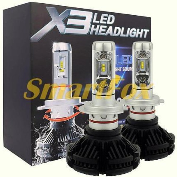 Автомобильные лампы LED H1-X3 (2шт)