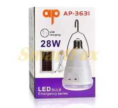 Лампа для кемпинга 28Вт Solar AP-3631