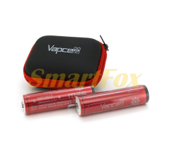 Акумулятор 18650 Li-Ion Vapcell INR18650 M35 Protected, 3500mAh, 10A, 4.2/3.6/2.5V, Red