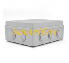 Коробка распределительная наружная YOSO 200x155x80 IP65 цвет белый, 10 отверстий