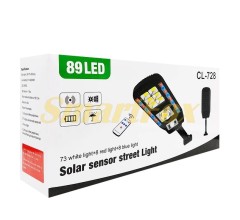 Прожектор LED CL-728 сенсорний вуличний із сонячною панеллю та пультом
