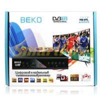 Приставка T2 Beko BK-2020 DVB-T2 IPTV/YouTube/WiFi/MP4/4K/1080 - Фото №1