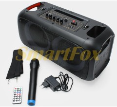 Портативная колонка Bluetooth в виде чемодана RX-6248B (6,5"x2) (30W)микрофон+пульт