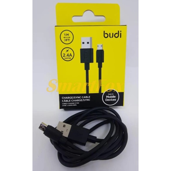 USB кабель Budi Micro USB 1.2m