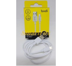 USB кабель Budi Lightning, 1.2м
