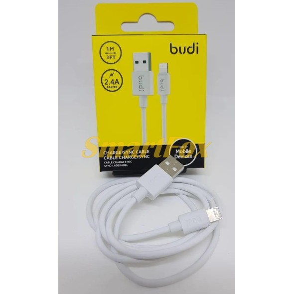 USB кабель Budi 1.2м Lightning