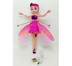 Лялька-фея світиться літаюча з LED сенсорним датчиком і підсвічуванням (акумулятор)