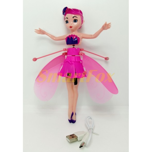 Кукла-фея светящийся летающая с LED сенсорным датчиком и подсветкой (аккумулятор)