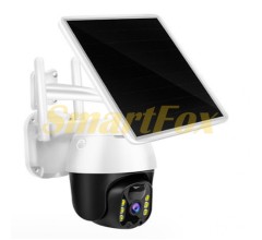 Камера видеонаблюдения PTZ уличная WiFi Y000 с солнечной панелью