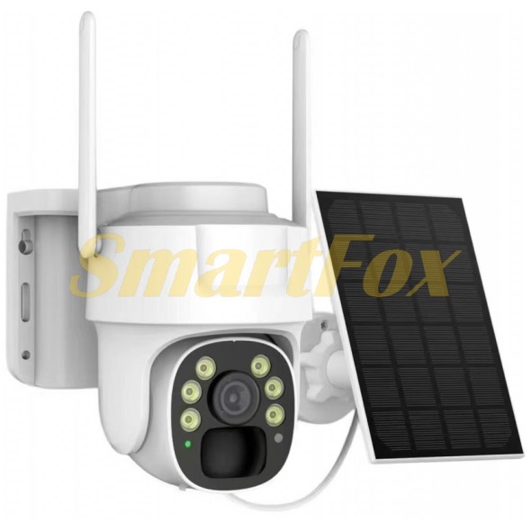 Камера видеонаблюдения PTZ уличная WiFi Y009 с солнечной панелью
