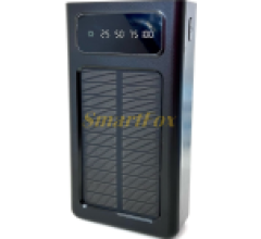УМБ (Power Bank) XGB037 10000mAh с дисплеем+фонарик+солнечная батарея