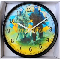 Часы настенные тематические Украина 29см п7 (ожидание 1-2 дня) - Фото №1