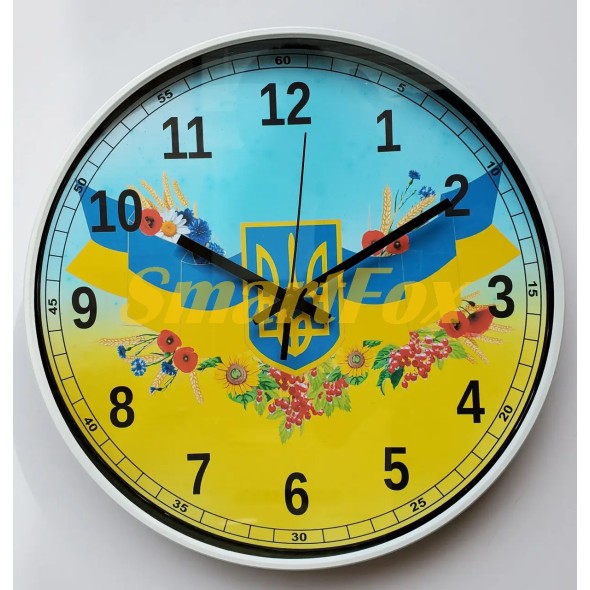 Часы настенные тематические Украина 29см t28 (ожидание 1-2 дня)
