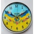 Часы настенные тематические Украина 29см t28 (ожидание 1-2 дня)