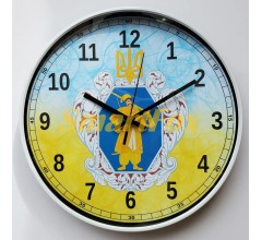 Часы настенные тематические Украина 29см t32 (ожидание 1-2 дня)