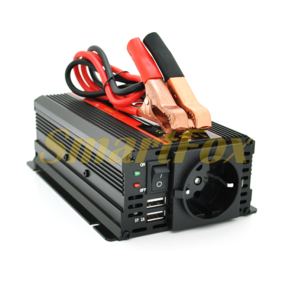 Преобразователь (инвертор) KY-M3000, 350W, 12/220V, Line-Interactive, LCD, 1 розетка, 2 USB выход, прикуриватель