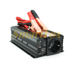 Перетворювач (інвертор) KY-M4000, 550W, 12/220V, Line-Interactive, LCD, 1 розетка, 2 USB вихід, прикурювач