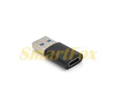 Переходник VEGGIEG TC-106 USB3.0(M) => Type-C(F), Black