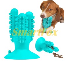 Іграшка для собак, що чистить на присосці Кактус Bronzedog PetFun Dental