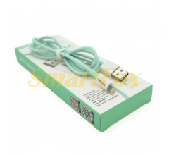 USB кабель iKAKU KSC-723 GAOFEI Lightning, Green, 1м, 2.4A
