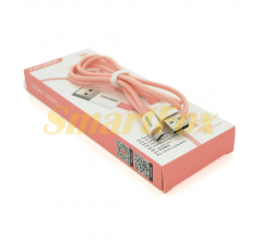 USB кабель iKAKU KSC-723 GAOFEI Micro, Pink, довжина 1м, 2.4A