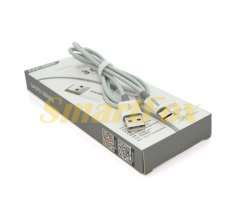 USB кабель iKAKU KSC-723 GAOFEI Type-C, Gray, длина 1м, 2.4A