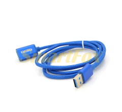 Кабель USB 3.0 AM/AF, iKAKU KSC-753 ZUOFEI, 1,2m, Blue