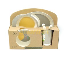 Набір дитячого посуду (бамбукове волокно) SL-246-2