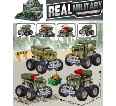 Набір машинок Real Military 700-4 (продаж по 8шт, ціна за одиницю)