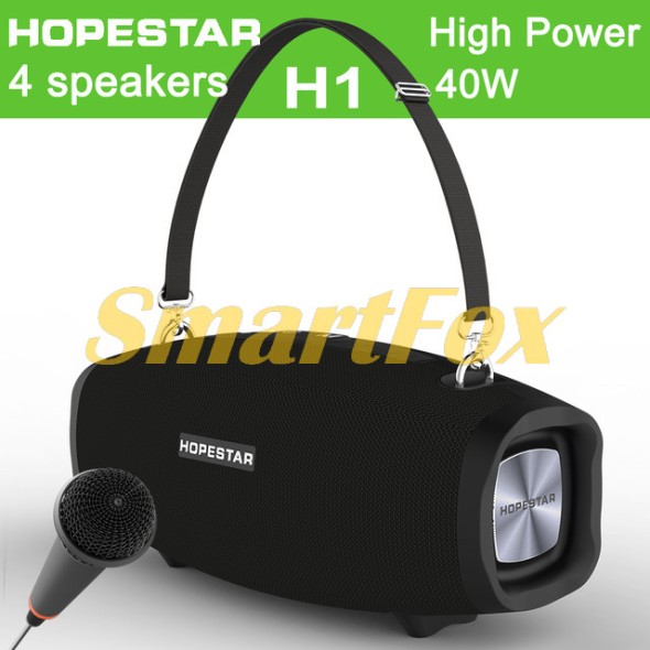 Портативна колонка Bluetooth HOPESTAR H1 X мікрофон+виносний блок